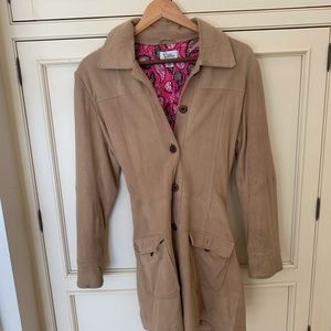 Lilly pulitzer lamb suede jacket